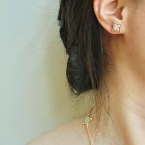 【Star Track Dance】Enchanted Zircon Earrings - Image 2
