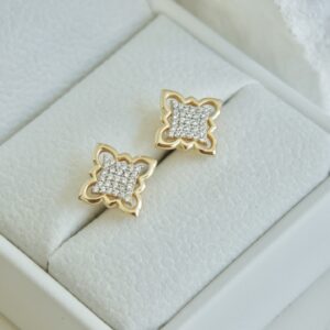 【Star Track Dance】Enchanted Zircon Earrings - Image 1