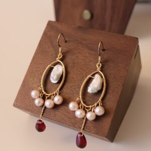 Ruby is the love letter of summer Earrings - Image 1