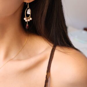 Ruby is the love letter of summer Earrings - Image 4