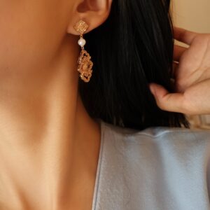 【Vacation Collection】Rattled Craft Pearl Earrings - Image 16