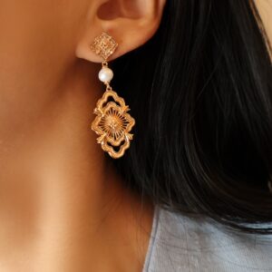 【Vacation Collection】Rattled Craft Pearl Earrings - Image 17