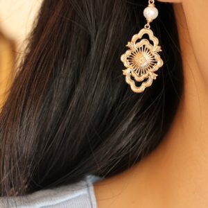 【Vacation Collection】Rattled Craft Pearl Earrings - Image 19