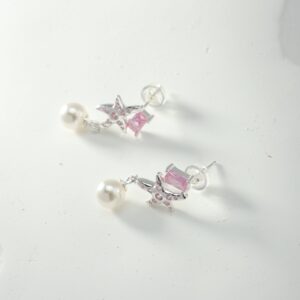 Tiaotia Star Pearl Earrings - Image 3