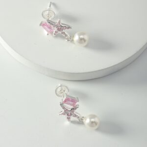 Tiaotia Star Pearl Earrings - Image 4