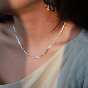 Pure silver honeycomb earrings - Image 10