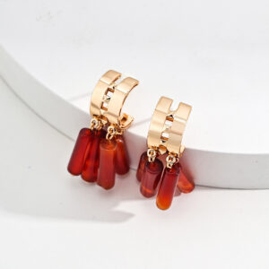 New Chinese-style agate earrings - Image 12