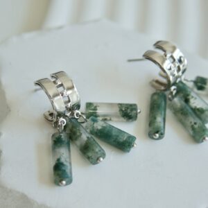 New Chinese-style agate earrings - Image 8