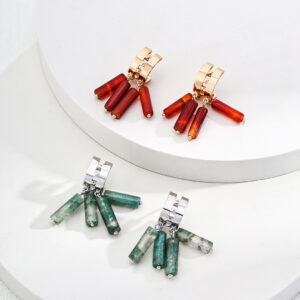 New Chinese-style agate earrings - Image 11