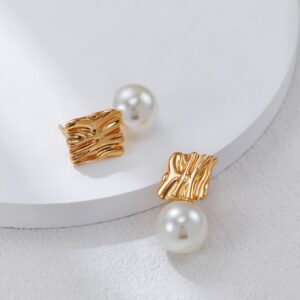S925 silver pearl earrings - Image 6