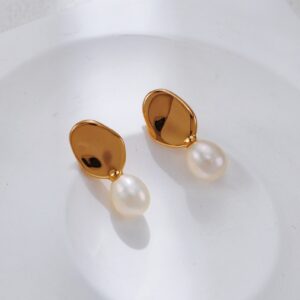 S925 silver pearl earrings - Image 7