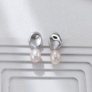 S925 silver pearl earrings - Image 8