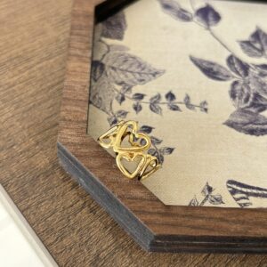 Love-shaped hollow-woven ring - Image 8
